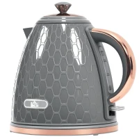 HOMCOM 3kW Rapid Boil Honeycomb Kettle - Grey(m-11)