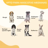 PawHut Parque para Mascotas de 8 Paneles 80x100 cm Corralito para Perros con Puerta y Doble Pestillo Metálicos Negro(m-7)
