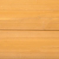 Outsunny Sabbiera per Bambini da 4 Posti in Legno di Abete con Design senza Fondo, 109x109x19.8 cm(m-8)
