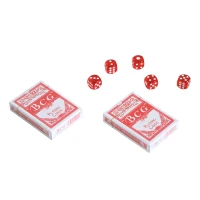 HOMCOM Mallette de Poker Coffret de Poker Complet avec 500 jetons 2 Jeux de Cartes + 5 dés Bouton Dealer 2 clés alu.(m-7)
