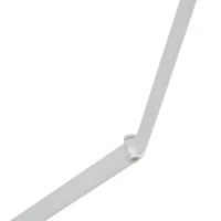 Outsunny Toldo para Patio Balcón Terraza y Jardín con brazo articulado de Aluminio y tela de Poliéster de 280g/m2 300x250cm Resistente al Agua y UV con Manivela Blanco(m-7)