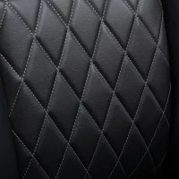 Vinsetto Massage-Bürostuhl 6-Punkt-Massage-Drehstuhl ergonomischer Stuhl Einstellbare aus Kunstleder mit gewölbter Kopfstütze und Armlehne Schwarz 70 x 76,5 x 114-124 cm(m-8)