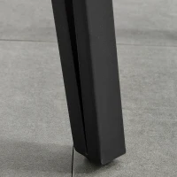 HOMCOM Esstisch mit Haarnadel-Design Küchentisch Esszimmertisch Vintage-Industriestil Stahl MDF Natur 120 x 60 x 75 cm(m-7)