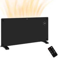 HOMCOM 2000W 5-35℃ Smart Control Heater - Black(m-1)