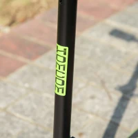 HOMCOM Patinete para Niños de +3 Años Plegable Scooter de 2 Ruedas con Manillar Altura Ajustable Freno Posterior y Pedal Antideslizante Carga 50 kg 67,7x34x79,5-89,5 cm Verde(m-9)