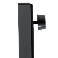 Outsunny Schaukelstuhl Polster mit Knopfheftung PE-Rattan Stahl Braun + Grau(m-8)