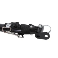 HOMCOM Fahrradanhänger Klappbar Lastenanhänger mit Kupplung,Transportwagen bis 40 kg belastbar, Transportanhänger Anhänger für Fahrrad Handwagen 140 x 88 x 60 cm(m-9)