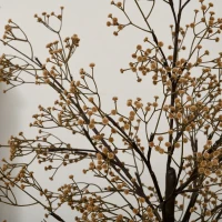 HOMCOM 5ft Artificial Gypsophila Blossom Tree Light with 96 Warm White LED Light, Baby Breath Flowers for Home Party Wedding, Indoor and Outdoor Use(m-9)