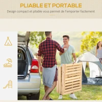 Outsunny Bain de soleil transat pour jardin avec matelas rembourré - dossier réglable 4 positions - pliable - dim. 195L x 59l x 30H cm(m-5)