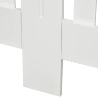 HOMCOM Mobile Copricaloriferi in Legno Truciolare e MDF, Pannello a Doghe e Mensola Superiore, 152x19x83cm, Bianco(m-8)