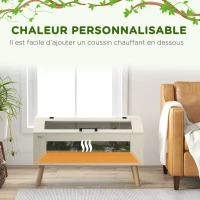 PawHut Terrarium pour reptiles, vivarium pour serpents 140L avec fenêtres en verre trempé, couvercle, 100 x 50 x 60 cm(m-6)