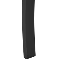 Outsunny Banc de Jardin Design Contemporain 2 Places dim. 127L x 58l x 82H cm métal époxy Noir(m-7)