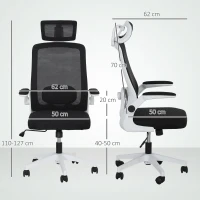 HOMCOM Multi-Adjust Office Chair - Black(m-3)