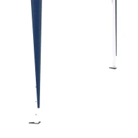 Outsunny Faltpavillon Pavillon 3 x 3 m Gartenpavillon faltbar Partyzelt höhenverstellbar Gartenzelt mit Transporttasche UV-Schutz Stahl Oxford Blau(m-9)