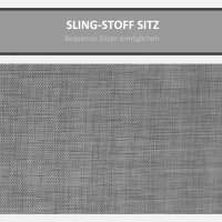 Outsunny Hollywoodschaukel mit Seitentasche, 3-Sitzer Gartenschaukel mit verstellbarem Sonnendach, Schaukelbank belast bis 300kg, für Garten, Terrasse, 196 x 128 x 172 cm, Dunkelgrau(m-5)