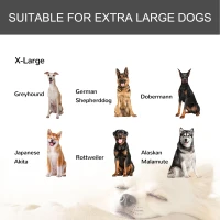 PawHut Metal Dog Cage Kennel Locking Door & Wheels Removable Tray Openable Top For Extra Large Pets 125 x 76 x 81 cm(m-8)