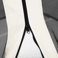 Outsunny 302 x 207cm Universal Replacement Mesh Sidewall Netting for Gazebos and Canopy Tents, (Sidewall Only) White(m-6)