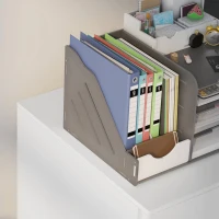 Vinsetto Caisson 3 tiroirs coulissants rangement bureau sur roulettes verrouillable trieur à dossiers 37 x 43,5 x 60 cm blanc(m-9)