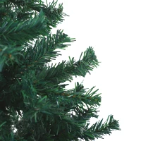 HOMCOM Árbol de Navidad 180cm Artificial Árbol de Pino Decoración Navideña con Soporte Metálico 1000 Ramas Verde PVC(m-9)