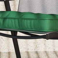 Outsunny Set of 4 42 x 42cm Outdoor Seat Cushions - Green(m-8)