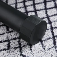 HOMCOM Vélo elliptique vertical vélo d'appartement 2 en 1 écran LCD multifonction hauteur & résistance réglable acier noir(m-9)