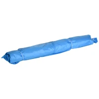 Outsunny Sonnenschutz für Pools, einfacher Aufbau, anpassbare Position, UV-Schutz, blau, 3 x 1,5 x 1,2 m(m-9)