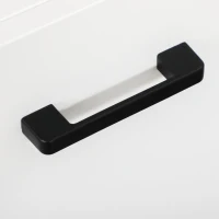 kleankin Mobile Bagno in Truciolato Bianco con 2 Armadietti con Ante e 2 Ripiani Aperti, 80x33.5x190 cm(m-8)