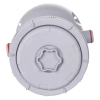 Outsunny Outusunny Pompa Filtro per Piscine Fuori Terra da 5-5.5 m, Portata 3785L/h, Ø18 x 34.5cm, Bianco(m-9)