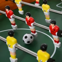 HOMCOM Football Table Heavy Duty  84.5cm for Arcades, Pub, Game Room, 8 Rods, 2 Foosballs(m-11)