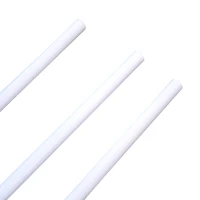Outsunny Set Palo per Tenda a Vela con Picchetti di Fissaggio e Corda Φ25mm × 3m Bianco(m-7)