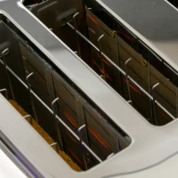 HOMCOM Four-Slice Honeycomb Toaster - White(m-9)