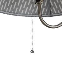 HOMCOM Table de Nuit lampadaire Table d'appoint lampadaire Design Contemporain Prises USB intégrés Noir(m-5)