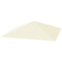 Outsunny 3 x 3(m) Gazebo Canopy Replacement, for 01-0867 - Cream(m-11)
