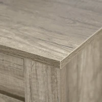 HOMCOM Lift Top Coffee Table w/ Hidden Storage Compartment Open Shelves Lift Tabletop Pop Up Centre Table for Living Room Oak Effect(m-8)