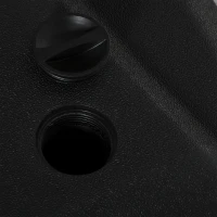 Outsunny Sonnenschirmständer befüllbar bis 100 kg Schirmständer für Ampelschirm Sonnenschirm Schirmstangen mit Kreuzbasis für Garten Terrasse Balkon Schwarz 80 x 60 x 20 cm(m-9)