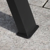 HOMCOM Balancelle de Jardin 2 Places Grand Confort Coussins d'assise et Dossier fournis accoudoirs Pare-Soleil Sable(m-8)