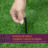 HOMCOM Fantasmas Inflables para Halloween con Luces LED Decoración Hinchable de Halloween para Interiores Exteriores Fiestas 110x38x154 cm Blanco y Gris(m-7)