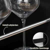 HOMCOM Bartisch moderner Esstisch Tresentisch Bistrotisch mit 3 Ablageflächen Stehtisch Schreibtisch für Küche Esszimmer Schwarz Spanplatte 112 x 57 x106 cm(m-5)