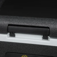 Outsunny 40L Portable Car Refrigerator - Grey and Black(m-9)