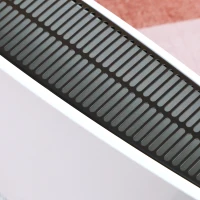 HOMCOM Radiateur électrique avec thermostat et timer - chauffage panneau à convection - panneau LED tactile(m-8)