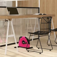 SPORTNOW Mini Exercise Bike, Portable Pedal Exerciser with LCD Display for Legs, Arms, Rehabilitation, Therapy, Pink(m-2)