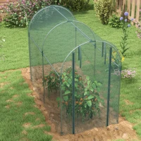 Outsunny 240 x 120cm Mini Polytunnel Greenhouse(m-8)