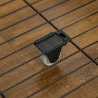 HOMCOM Cama Doble 140x190 cm Somier con 3 Cajones y Estructura de Metal Carga 363 kg Gris(m-8)