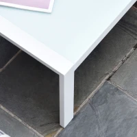 Outsunny Ensemble Salon de Jardin 4 Personnes - canapé 2 Places 2 fauteuils Table Basse - Coussins déperlants déhoussables Gris - Structure alu. Blanc(m-5)