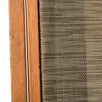 Outsunny Outdoor-Gartenliege, Sonnenliege, Massivholz, wetterbeständig, 194 cm x 70 cm x 32 cm, Braun + Grau(m-7)