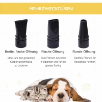 PawHut Profi Hundefön Tierfön Pet Dryer Flüsterfön Hundetrockner 2800W Metall Gelb 40 x 16 x 20 cm(m-4)