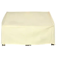 Outsunny Housse de canapé exterieur étanche, housse de banc de jardin 600D tissu oxford, bache de canapé extérieur pour balcon, terrasse, 140 x 84 x 56/94 cm, beige(m-11)