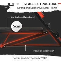 HOMCOM Multifunction Weight Bench with 2 Dumbbells, 7-Level Adjustable Hyper Extension Sit-up Bench(m-6)