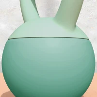 SPORTNOW Pesa Rusa 10 kg Kettlebell Relleno de Arena Metálica y Mango Antideslizante para Entrenamiento en Casa 21x21x30 cm Verde(m-8)