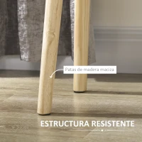 HOMCOM Juego de 2 Mesitas de Noche con Cajón y Patas de Madera para Dormitorio Salón Cama Oficina 40,5x30,5x60 cm Blanco(m-6)